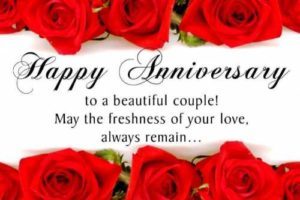 Marriage anniversary wishes in english