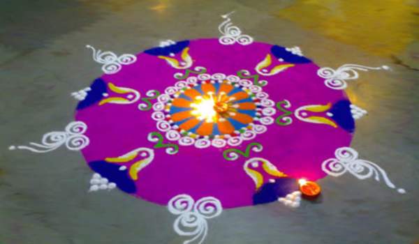 Diwali rangoli designs freehand