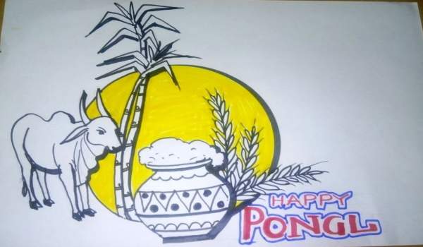 Pongal pictures for drawing