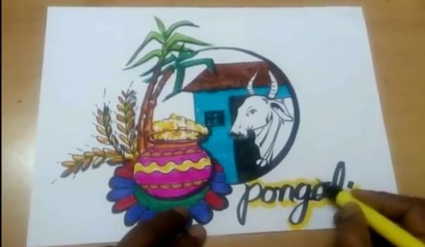 Pongal pictures to draw