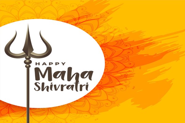 Banner Background for Happy Maha Shivratri