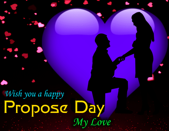 Happy propose day gif photo