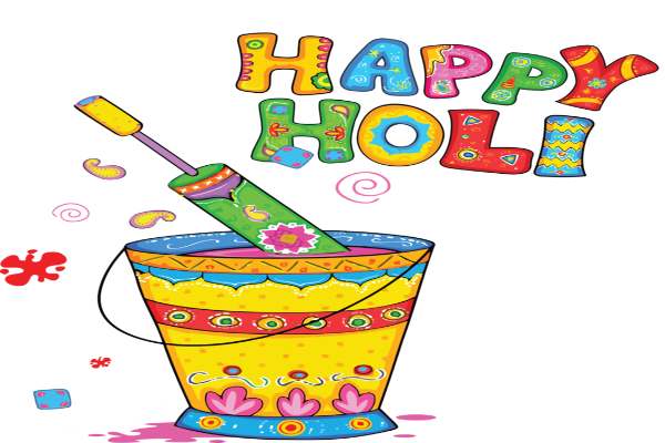 happy Holi drawing for class 2