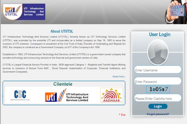 Uti Psa Login Pan Card Status UTI PAN Card Download Online 2022 