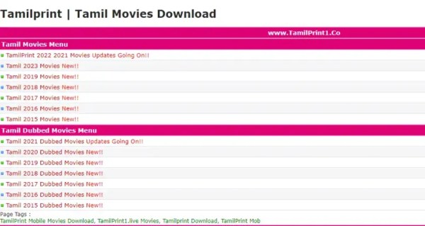 tamilprint Movies Download